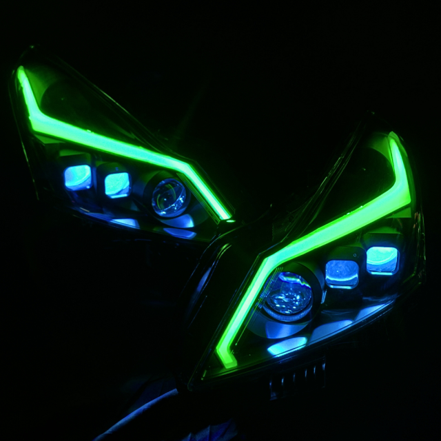 2008-2013 INFINITI G37 COUPE PRE-BUILT GTR STYLE HEADLIGHTS main image
